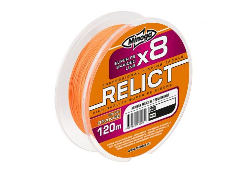Шнур Minoga RELICT ORANGE Х8, 120 m