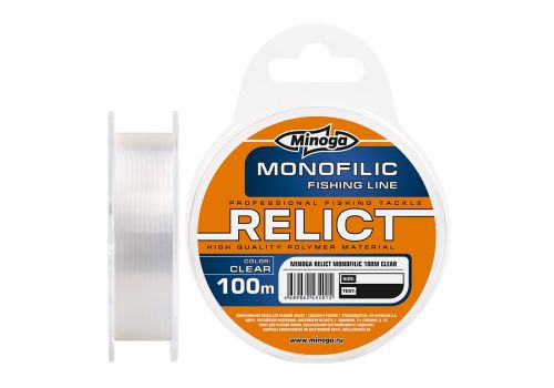 Монофильная леска Minoga RELICT CLEAR, 100 m
